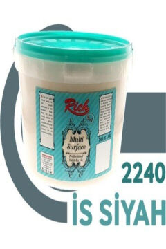 Rich (MultiSurface) Multi Surface Akrilik Boya 2240-İs Siyah 2500 cc (3,5 KG)
