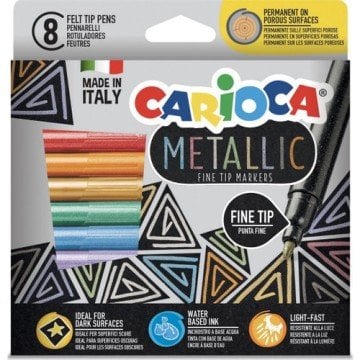 Carioca Metalik Jumbo Keçeli Kalem 6'Lı