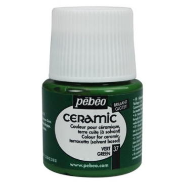 Pebeo Cam Ceramic Seramik Boyası 37 Green 45ML.