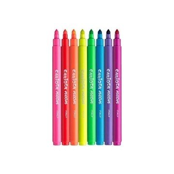 Carioca Neon Yıkanabilir Keçeli Kalem 8 li