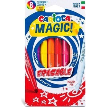 Carioca Silinebilen Sihirli Keçeli Kalem 7+1