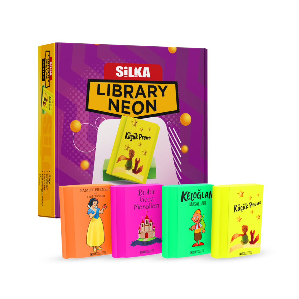 Silka Neon Kitap Silgi