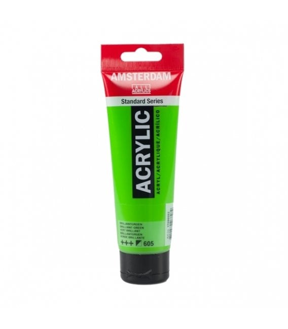 TALENS AMSTERDAM AKRİLİK BOYA 120 ML. 605 BRİLLİANT GREEN