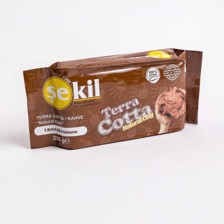 Şekil Doğal Seramik Kil 250 gr Terracotta