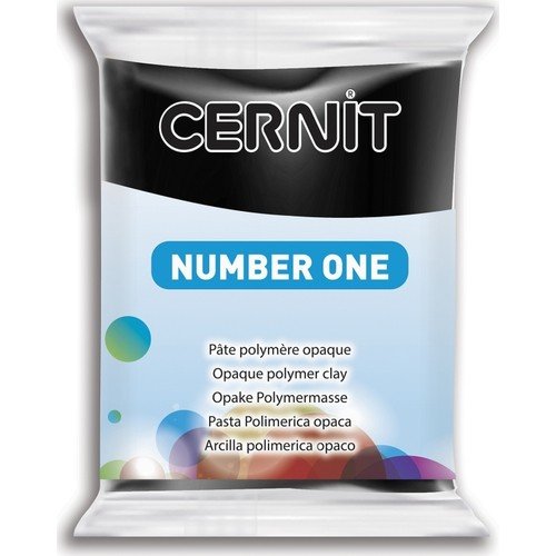Cernit Number One Polimer Kil 56gr Black 100
