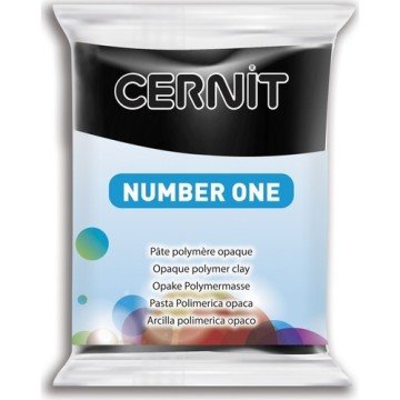 Cernit Number One Polimer Kil 56gr Black 100