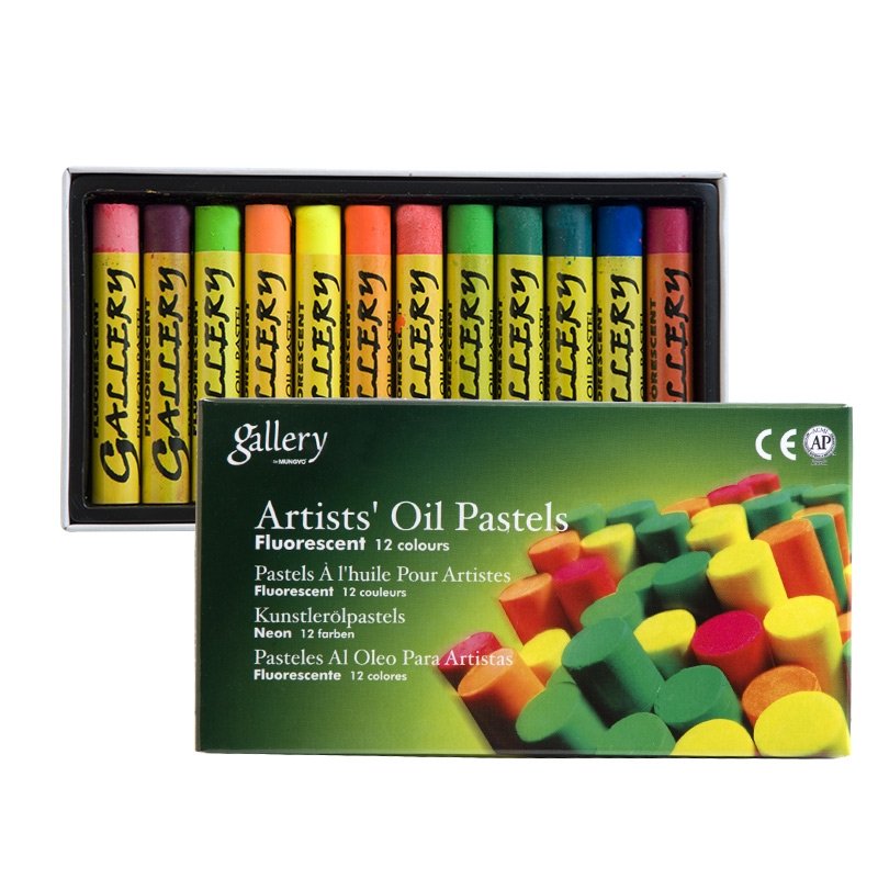 Mungyo Gallery Sanatsal Yağlı Pastel Boya Metalik ve Neon Seti 12 Renk