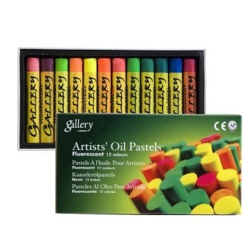 Mungyo Gallery Sanatsal Yağlı Pastel Boya Metalik ve Neon Seti 12 Renk