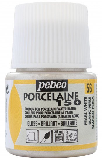PEBEO PORCELAİNE 150 FIRINLANABİLİR PORSELEN BOYASI 45 PEARL WHİTE
