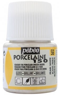 PEBEO PORCELAİNE 150 FIRINLANABİLİR PORSELEN BOYASI 45 PEARL WHİTE