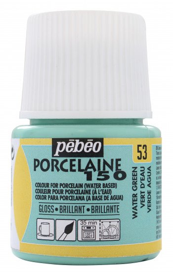 PEBEO PORCELAİNE 150 FIRINLANABİLİR PORSELEN BOYASI 53 WATER GREEN
