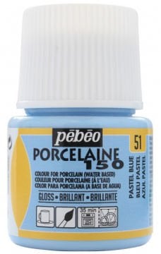 PEBEO PORCELAİNE 150 FIRINLANABİLİR PORSELEN BOYASI 51 PASTEL BLUE