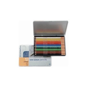 Talens Van Gogh Pastel Kalem 12 Renk Metal Kutu