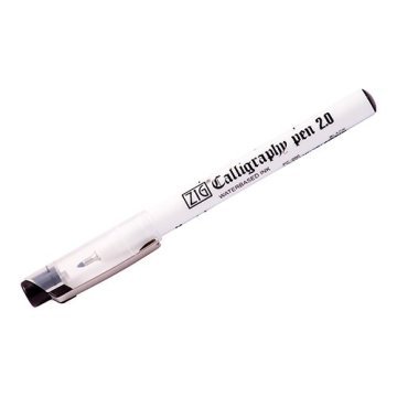 Zig Yan Kesik Kaligrafi Kalemi Arabik 2.0 mm Siyah PC-200