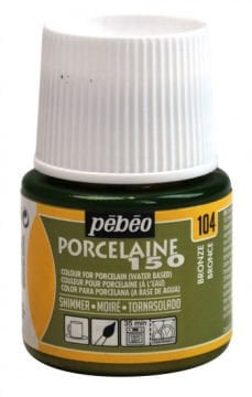 PEBEO PORCELAİNE 150 FIRINLANABİLİR PORSELEN BOYASI 104 BRONZE