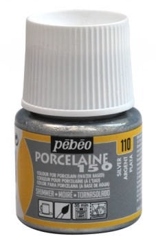 PEBEO PORCELAİNE 150 FIRINLANABİLİR PORSELEN BOYASI 110 SİLVER