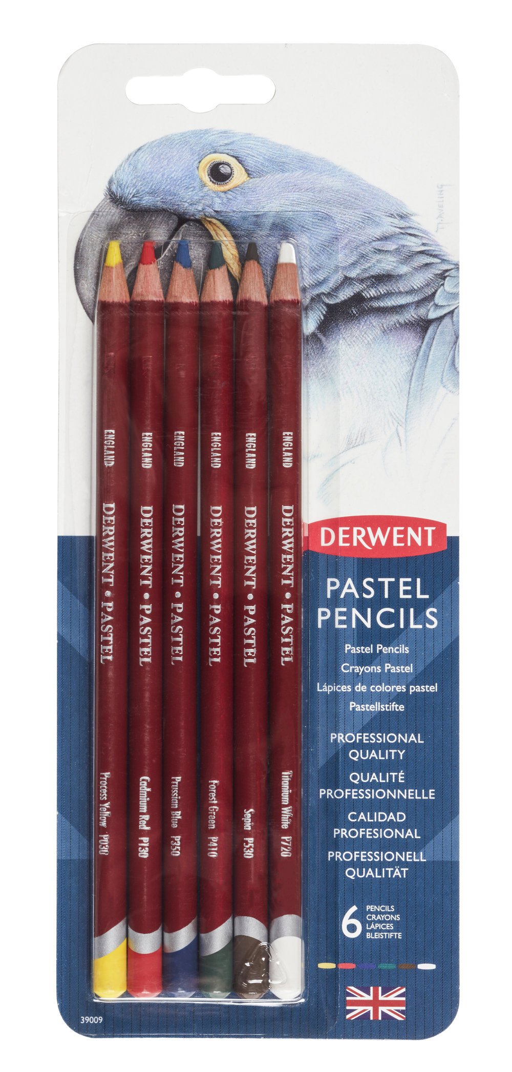Derwent Pastel Pencil 6'lı Blister Pastel Kalemi