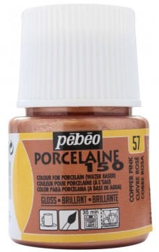 PEBEO PORCELAİNE 150 FIRINLANABİLİR PORSELEN BOYASI 57 COOPER PİNK