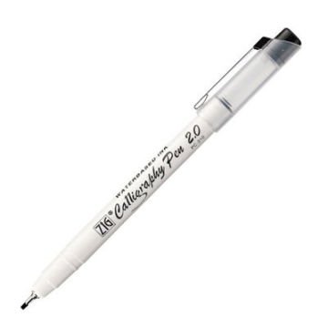 Zig Calligraphy Kaligrafi Kalemi 2.0 mm Siyah PC-210