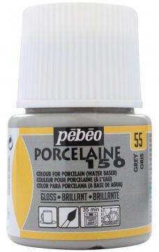 PEBEO PORCELAİNE 150 FIRINLANABİLİR PORSELEN BOYASI 55 GREY