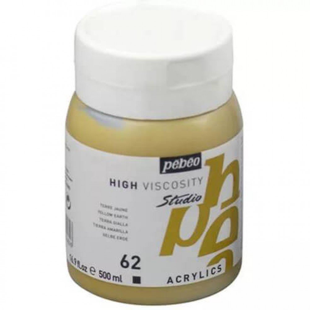 Pebeo Studio Akrilik Boya 500 ml 62 Yellow Earth