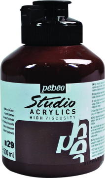 Pebeo Studio Akrilik Boya 500 ml 29 Burnt Umber