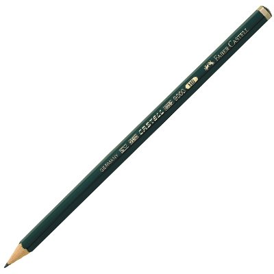 Faber Castell 9000 Yeşil Seri Dereceli Eskiz Cizim Kalemi HB