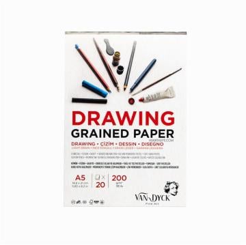 Van Dyck Drawing Çizim Blok Defteri 200gr A5 20 Yaprak