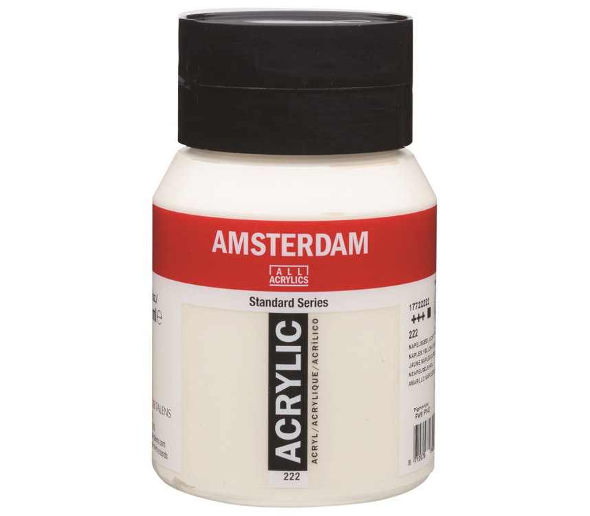 TALENS AMSTERDAM AKRİLİK BOYA 500 ML. 222 NAPLES YELLOW LİGHT
