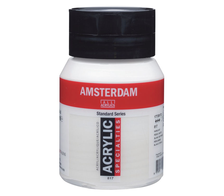 TALENS AMSTERDAM AKRİLİK BOYA 500 ML. 817 PEARL WHİTE