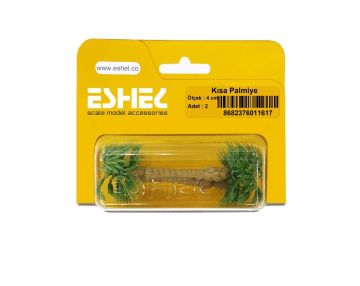 Eshel Maket Kısa Palmiye 2'li Set 6 cm