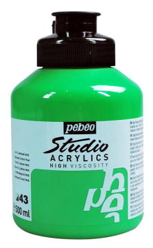 Pebeo Studio Akrilik Boya 500 ml 43 Cadmium Green Hue