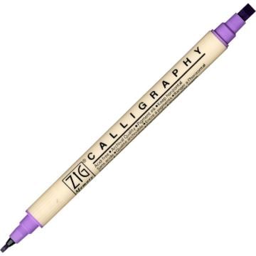 Zig Calligraphy Çift Uçlu Kaligrafi Kalemi 2 mm + 5 mm 081-Hyacinth