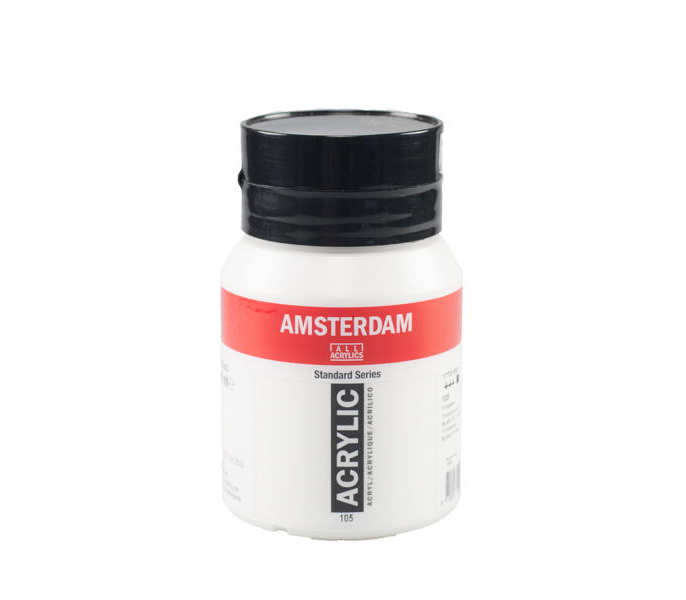 TALENS AMSTERDAM AKRİLİK BOYA 500 ML. 105 TİTANİUM WHİTE