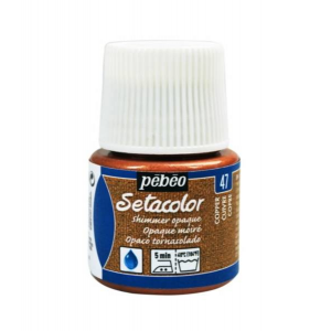 Pebeo Setacolor Shimmer (Pırıltılı) Opak Kumaş Boyası 47 COPPER