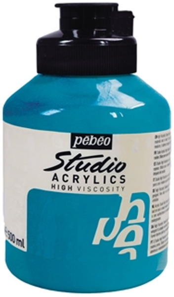 Pebeo Studio Akrilik Boya 500 ml 28 Cerulean Blue