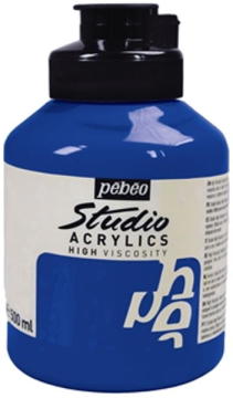 Pebeo Studio Akrilik Boya 500 ml 25 Light Ultramarine Blue