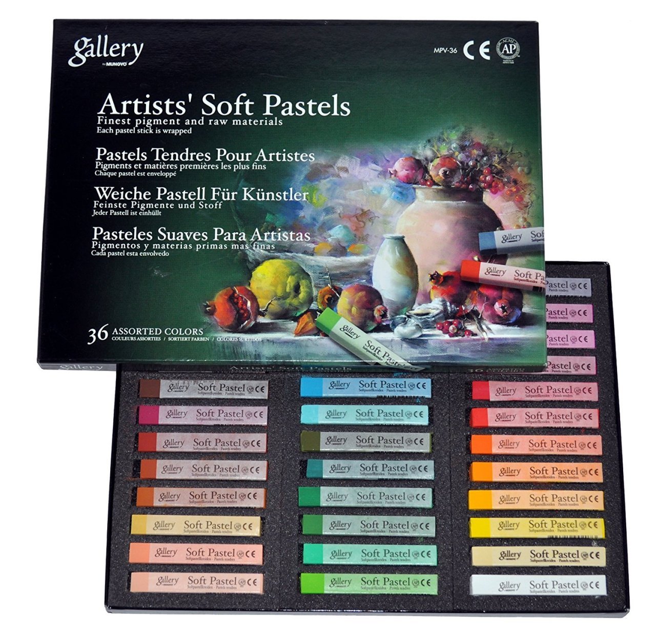 Mungyo Gallery Artists' Soft Pastel 36 Renk Tam Boy