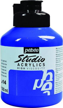 Pebeo Studio Akrilik Boya 500 ml 14 Cobalt Blue Hue