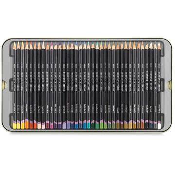 Derwent Studio Pencils Kuruboya Kalemi Metal Kutu 36'lı