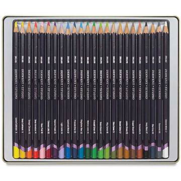 Derwent Studio Pencils Kuruboya Kalemi Metal Kutu 24'lü