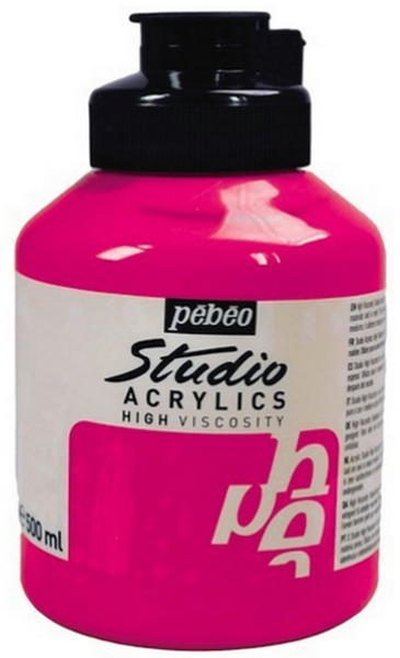Pebeo Studio Akrilik Boya 500 ml 55 Azo Pink