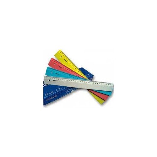 Hatas Geniş Plastik Cetvel 30cm Renkli