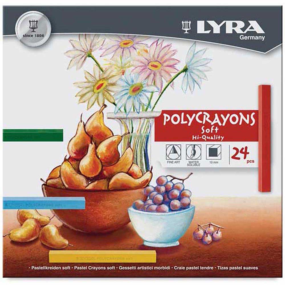 Lyra Polycrayons Soft - Toz Pastel Boya 24 Renk