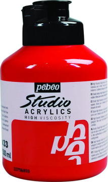 Pebeo Studio Akrilik Boya 500 ml 33 Cadmium Red Hue