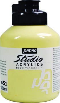 Pebeo Studio Akrilik Boya 500 ml 51 Bright Yellow