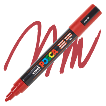 Uni Posca PC-5M Boyama Markörü 1.8-2.5 mm YAKUT KIRMIZI