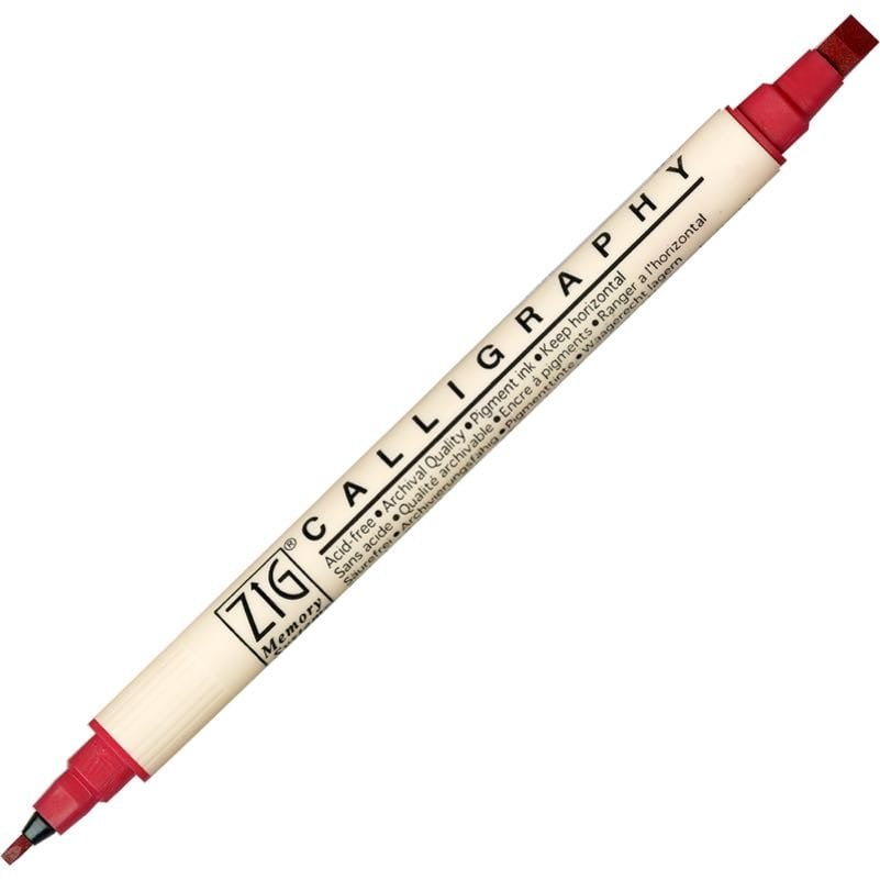 Zig Calligraphy Çift Uçlu Kaligrafi Kalemi 2 mm + 5 mm 024-Rose