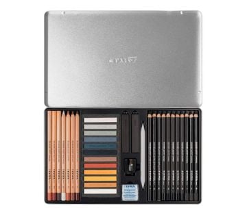 Lyra Rembrandt Sketching Eskiz Çizim Seti Metal Kutu 35 Parça