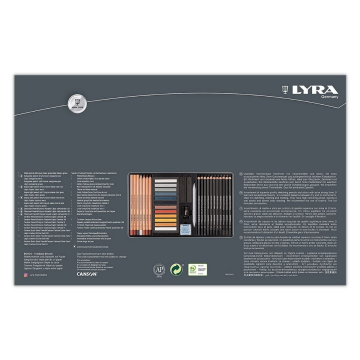 Lyra Rembrandt Sketching Eskiz Çizim Seti Metal Kutu 35 Parça